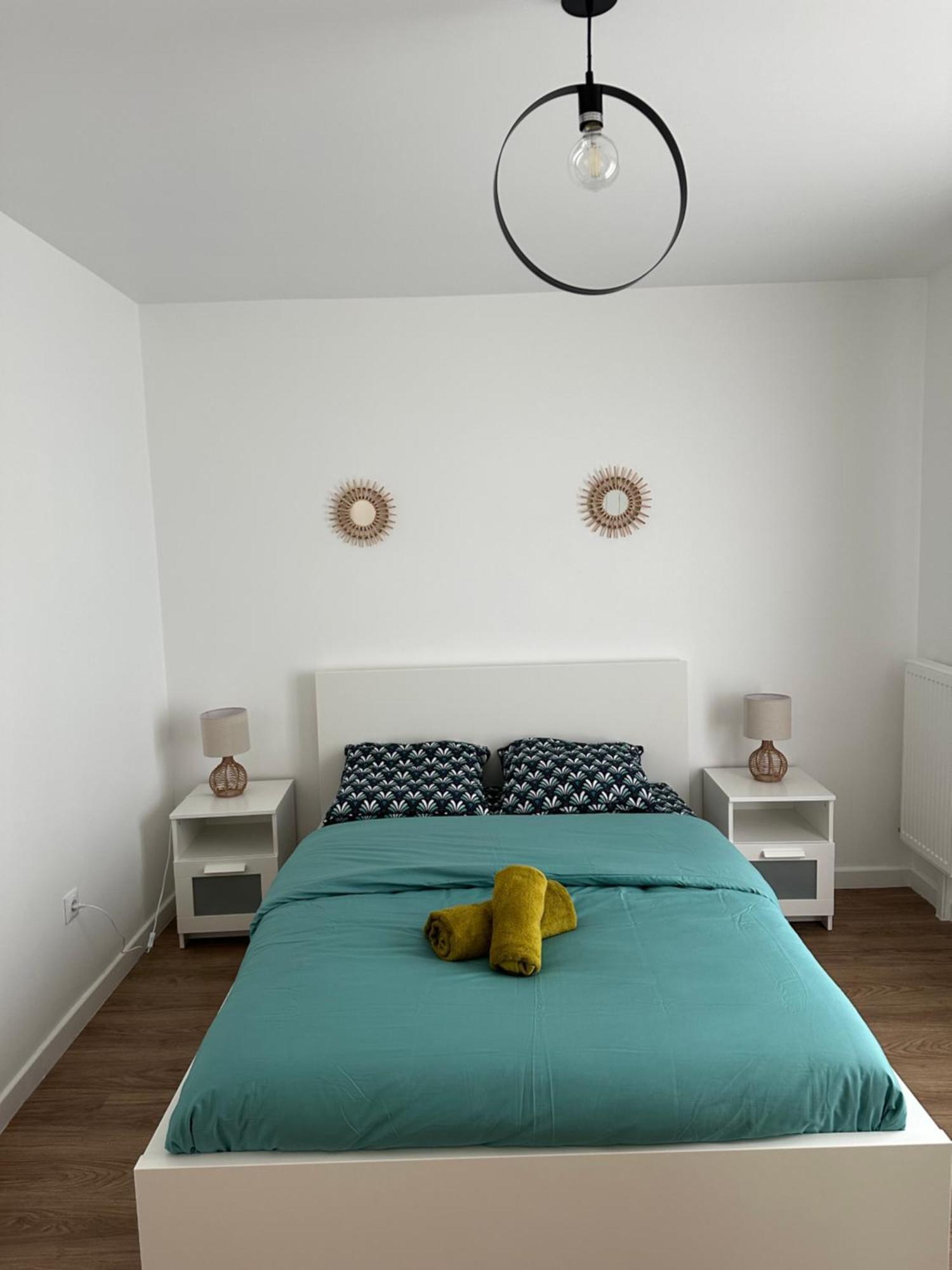 Appartement 2 Pieces Neuf Avec Sont Jardin Prive フランコンヴィル エクステリア 写真