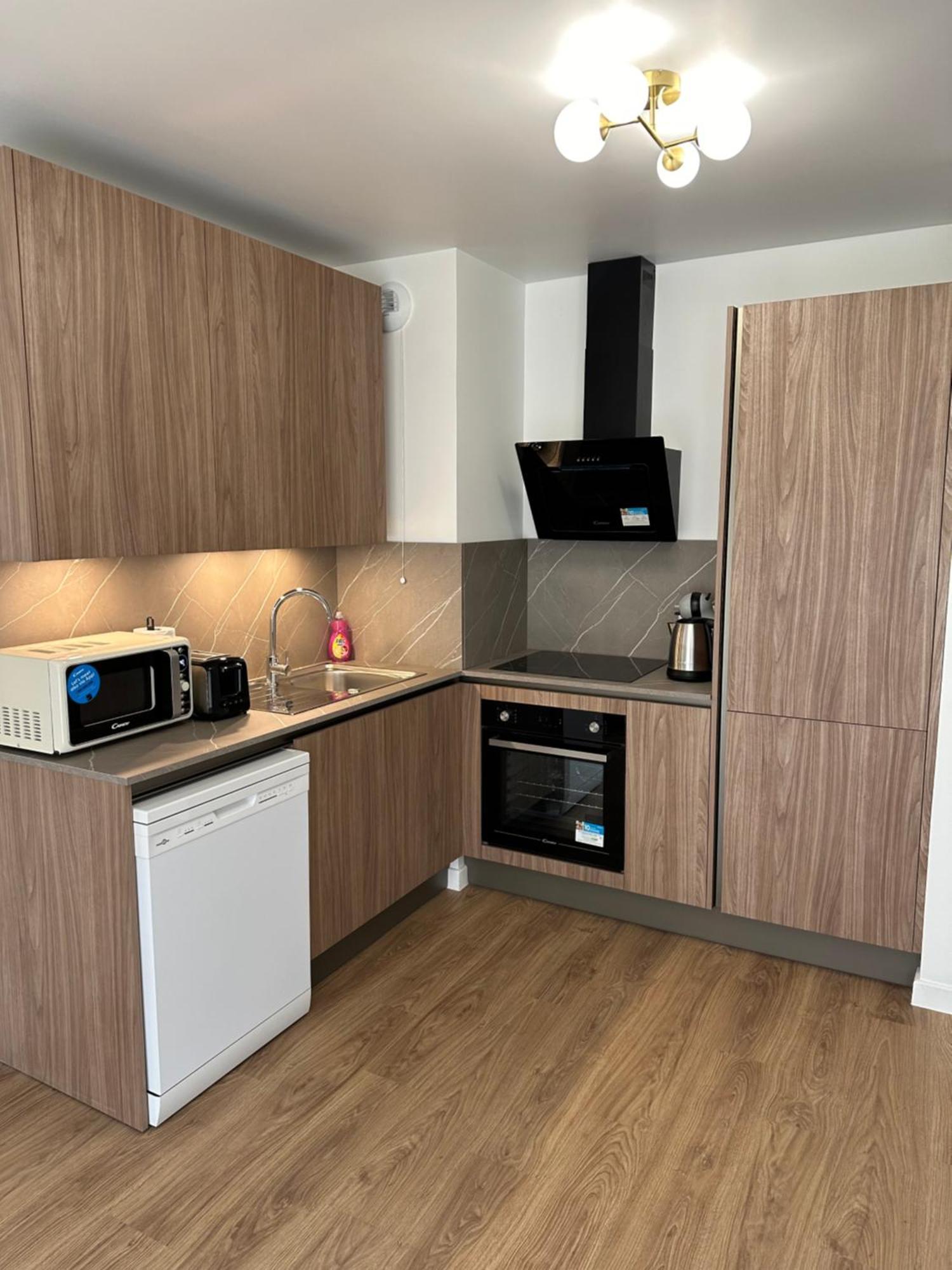 Appartement 2 Pieces Neuf Avec Sont Jardin Prive フランコンヴィル エクステリア 写真